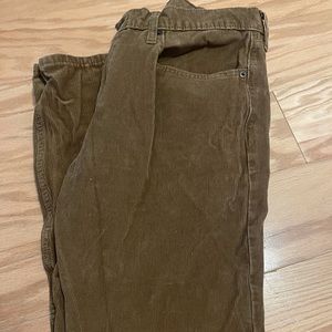 Men’s Levi’s corduroy brown pants size 36 waist 30 length